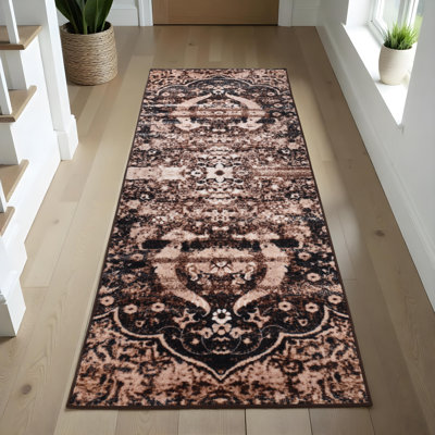 Myrick Oswell Medallion Bohemian Rustic 100% Nylon Indoor Area Rug