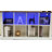 8 Cube Bookcase with Led Lights, Mid-Century Modern Bookshelf, Retro Wood Bookshelves Storage Organizer Shelf, Freestanding Open Book Shelves for Toy Room, Bedroom, Living Room, Office-189370886