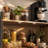 59" Wide Kitchen Pantry Cabinet with 3 Drawers and Open Shelves-566217544