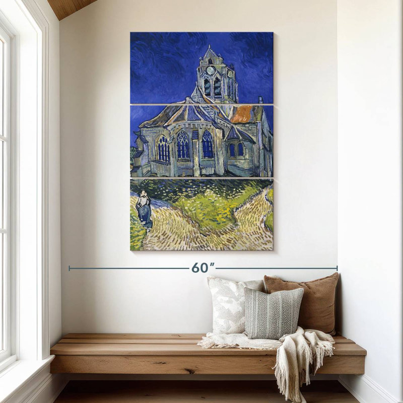 Adella, Église d'Auvers sur Oise, H 50 po x l 32 po