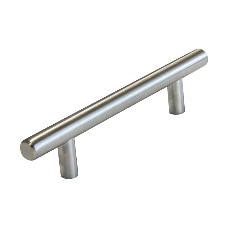 Poignée barre 3 3/4 po, Acier inoxydable brossé