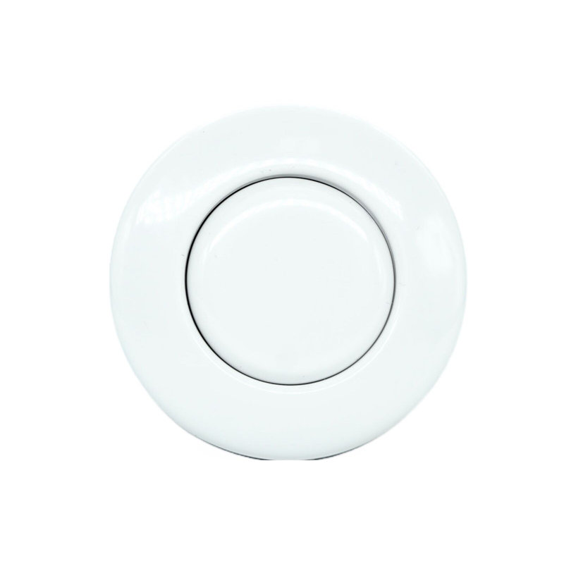 Garbage Disposal Air Switch Kit with White Push Button, Power Box, and Air Tube
