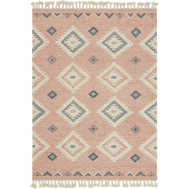Shriver Performance Wool Geometric Indoor Rug, Rectangle 8' x 11'