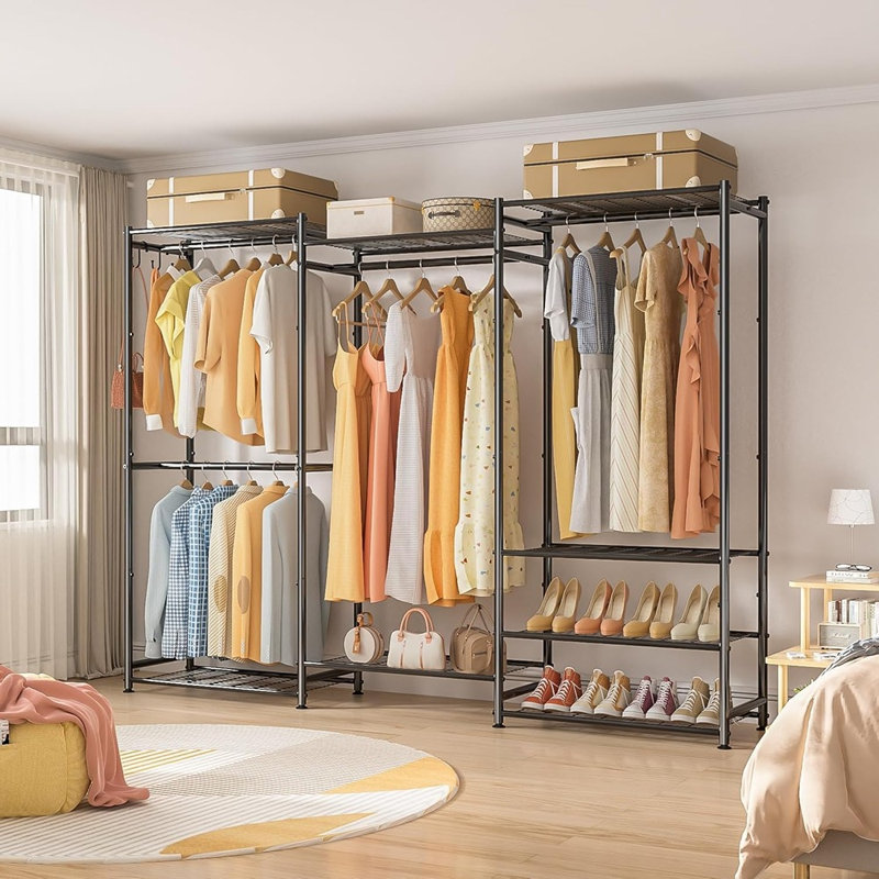 Portant à vêtements robuste pour placard