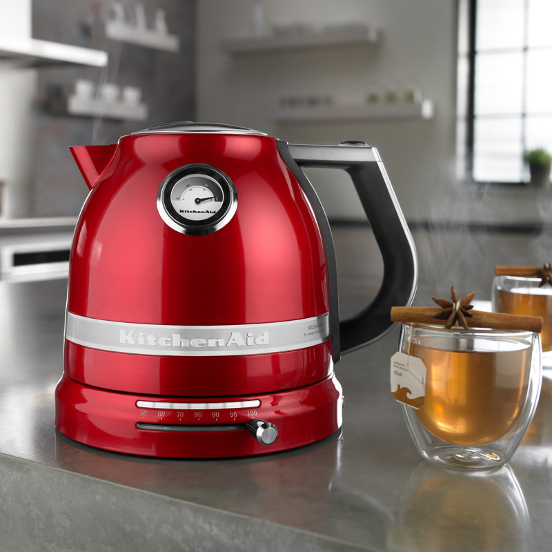 Bouilloire électrique 1,5 L Kitchenaid - Pro Line, Bonbon pomme rouge