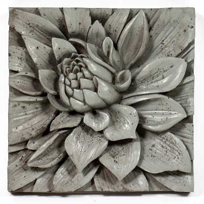Plaque de dahlia