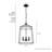 Jasmine Roth 4 - Light Lantern Pendant-91604922