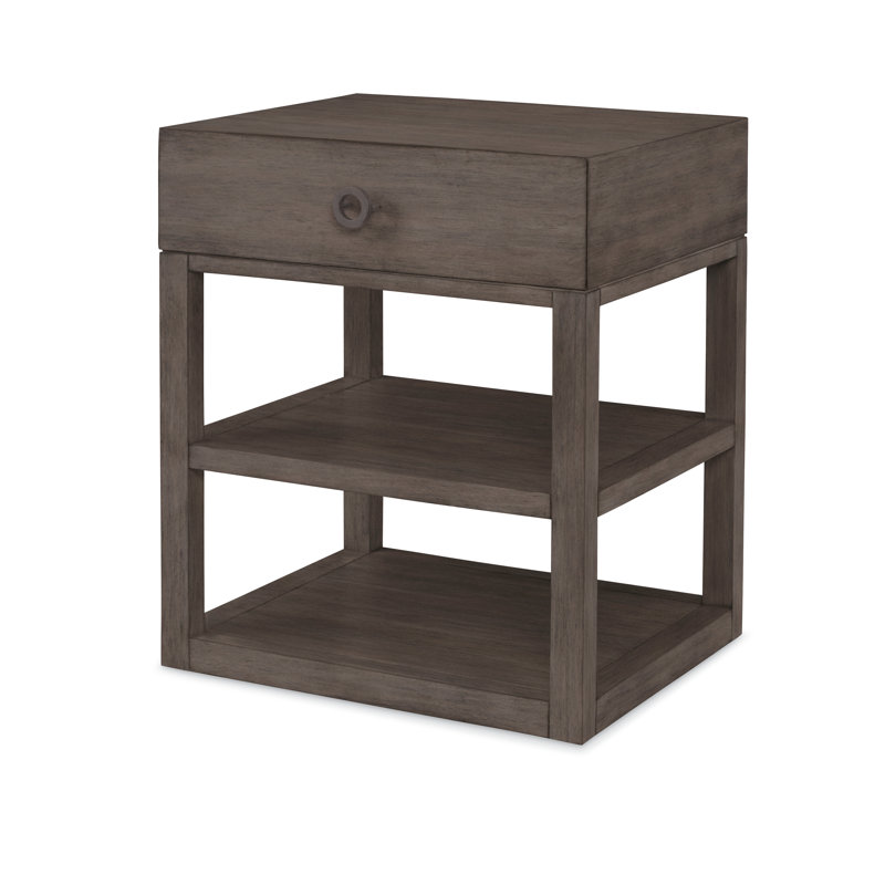 Caribe 1 - Drawer Nightstand, Mink Gray