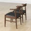 Chaise d'appoint en bois massif Wellington-195805648