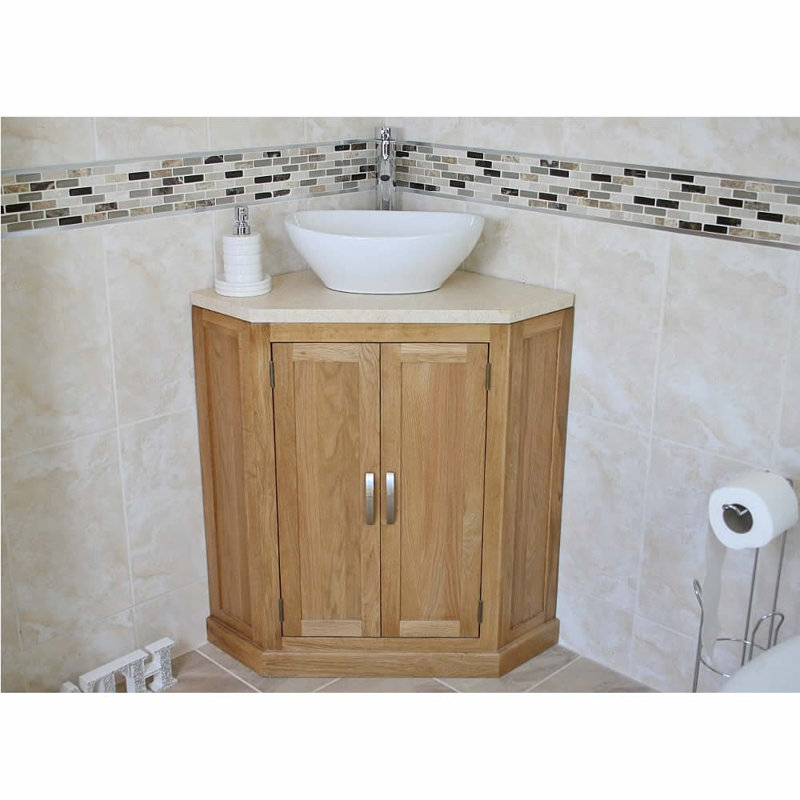 Delorenzo 550mm Single Bathroom Vanity with Vessel Ceramic Basin