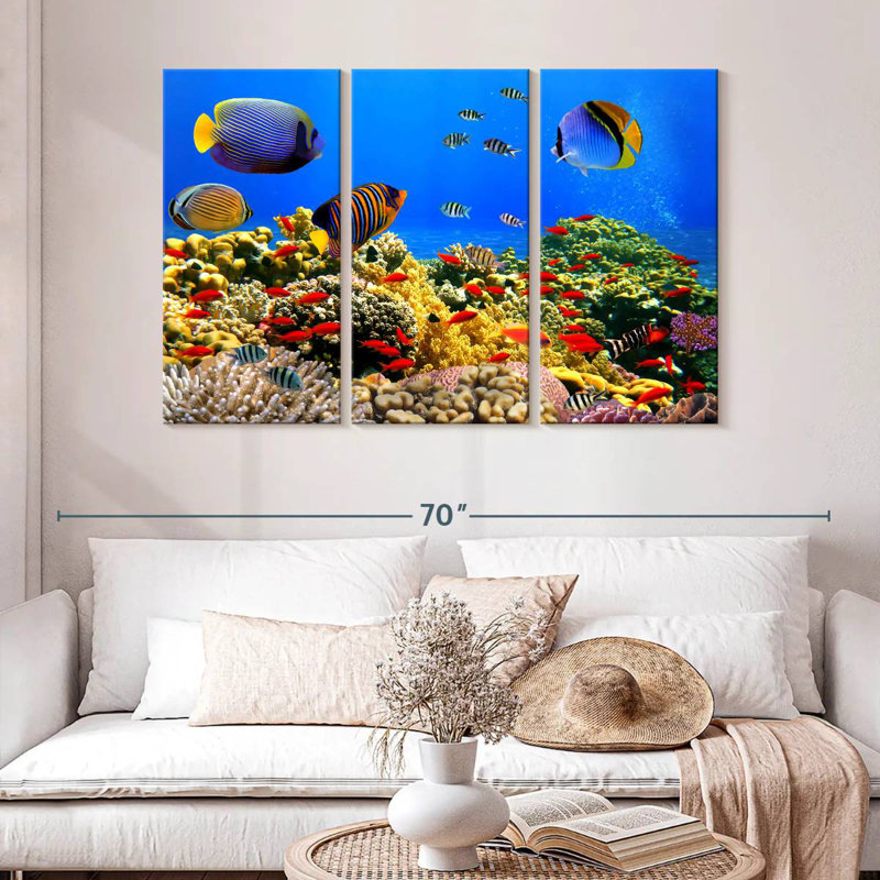 Brampt Underwater Life, 32" H x 50" W