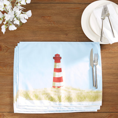  Sea Pines Geometric Print 18" Placemat
