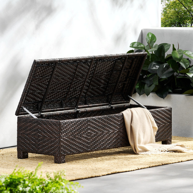 Banc de rangement avec repose-pieds Santiago