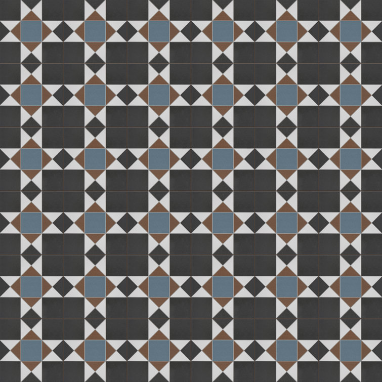 Vanity 13" x 13" Porcelain Patterned Wall & Floor Tile