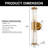 3 In 2-Light Crystal Bathroom Wall Sconce, Vertical Horizontal Wall Mount Vanity Light Fixture-103673646