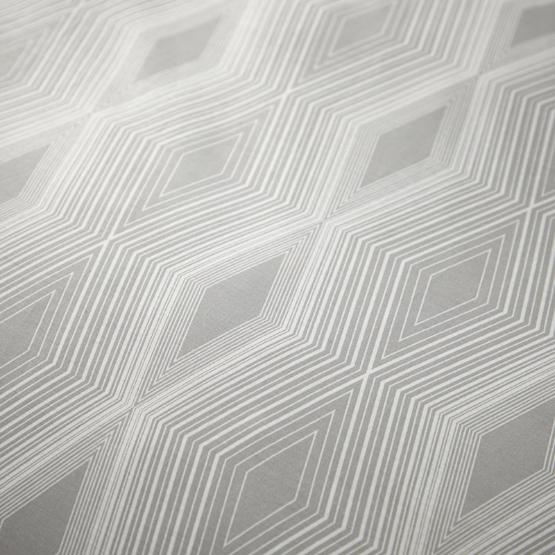 Ziggurat Grey/Yellow 144 TC, Double - 2 Standard Pillowcases