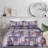 Patchwork Floral Reversible Quilt Set 100% Cotton 3 Piece Lightweight Comforter Bedding Set-1589458126-1586769035