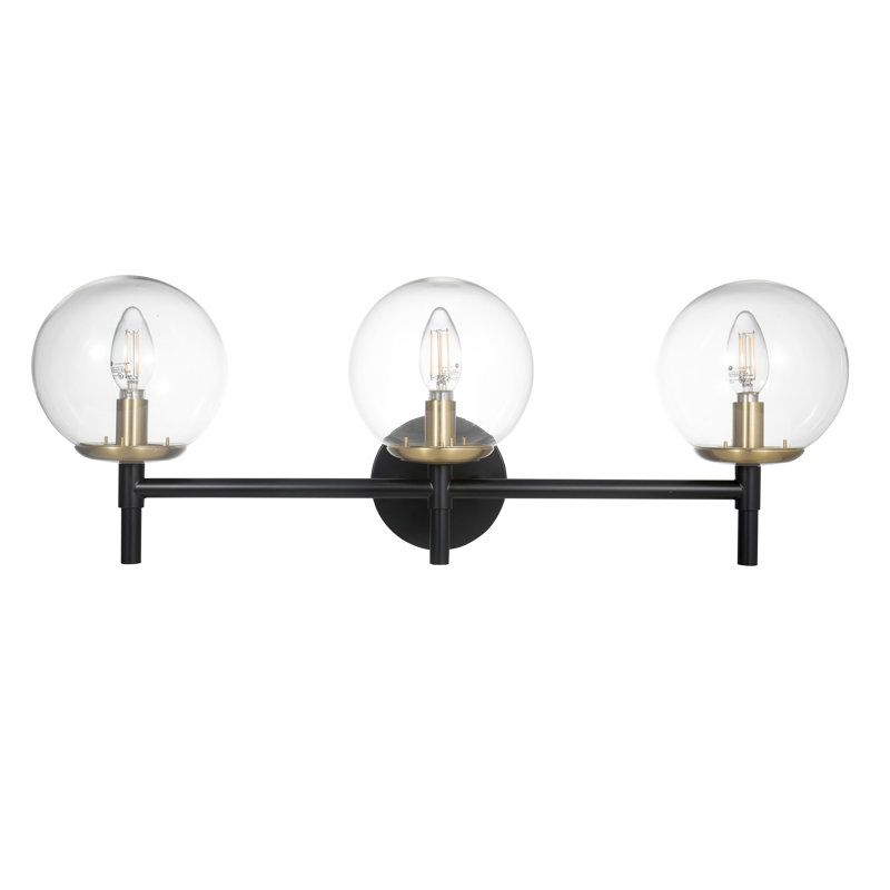 Luminaire pour meuble-lavabo 25 po Kreios, Noir