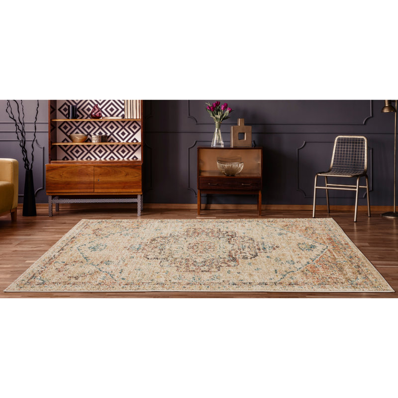 Tapis os oriental Scofield, Rond 7 pi 10 po