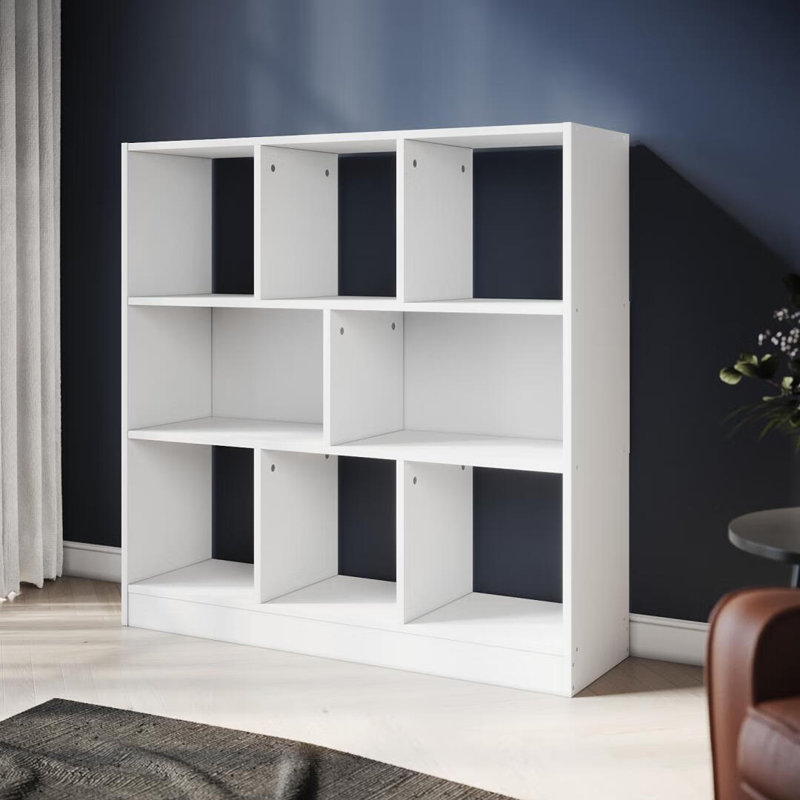 100cm H x 100cm W Bookcase, White
