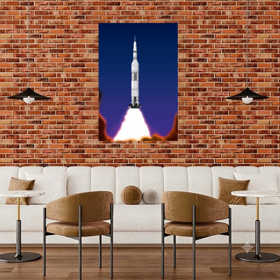 Impression d'art mural spectaculaire paysage urbain contemporain contemporain