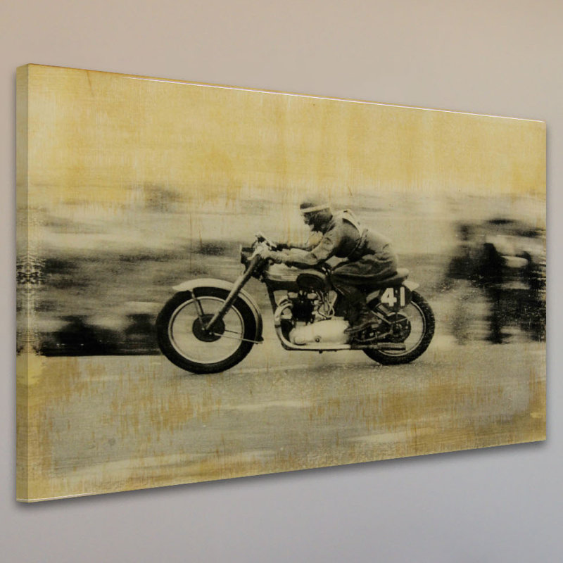 Bike 1 - Wrapped Canvas Print, 30cm H x 45cm W x 3.8cm D