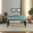 Bryson 42 In. Contemporary Style Blue Fabric Bench-2099373367