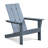 Outdoor Adirondack Chair Set Of 2 And Table Set,HDPE All-Weather Fire Pit Chair,  Ergonomic Design Patio Lawn Chair