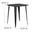 Table carrée intérieure / extérieure Angeleca-2057886796-2037835080
