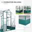 Whitemore 8 Ft W x 6 Ft D Greenhouse