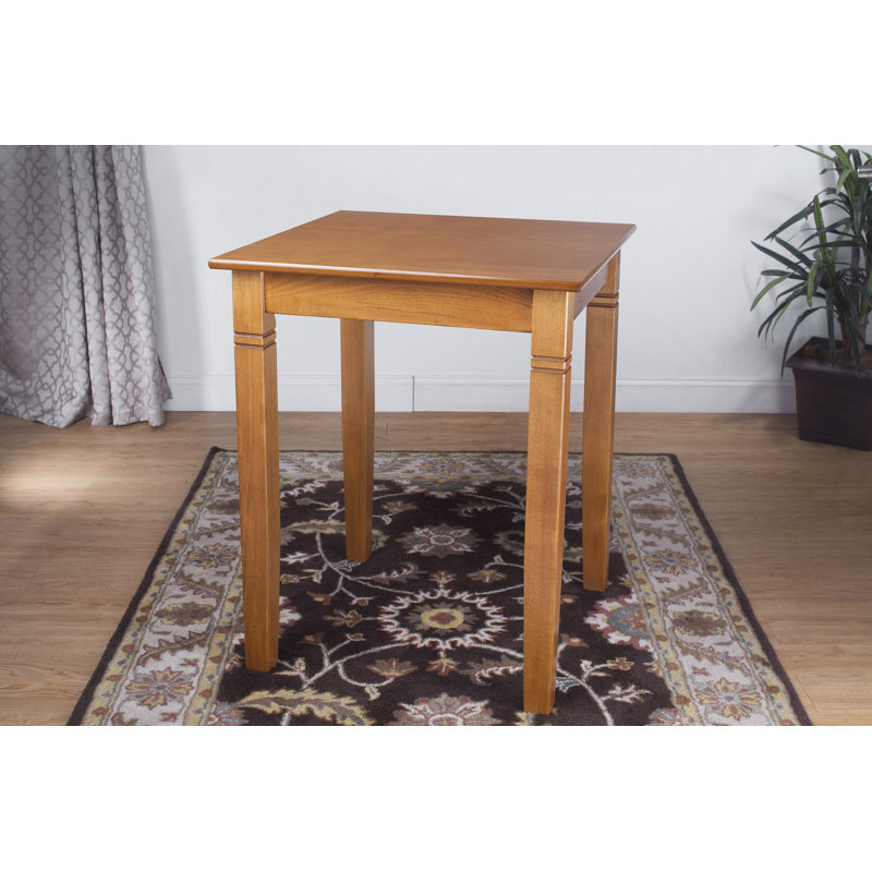 Livengood Beech Solid Wood Dining Table, Cherry, Bar Heigh (42" Height)