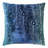 Peacock Feather Square Velvet Pillow Cover & Insert-92627704-92627692