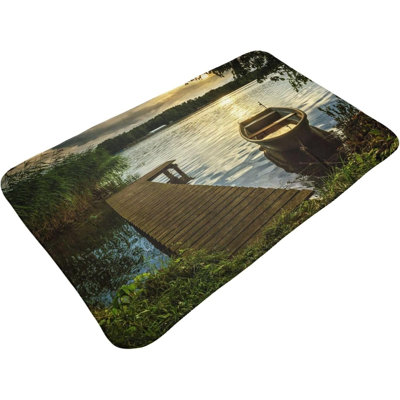 Tapis de sol en flanelle, 43 x 119 cm