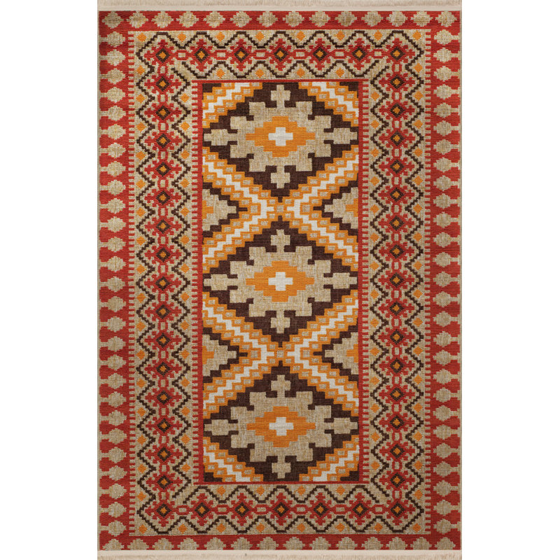 Tapis rectangulaire Wimjan, Rectangle 2 pi 8 po x 5 pi