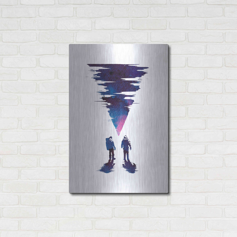 Winston Porter «The Thing» par Robert Farkas, art mural en métal, H 36 po x l 24 po