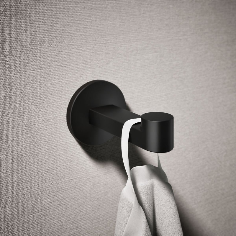Components™ Robe Hook, Matte Black