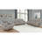 Brazelton Taupe Upholstered Glider Loveseat With Console