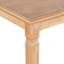 Ensemble de table de salle à manger extensible Vintage pour 6 avec 4 chaises et banc, ensemble de table de cuisine rustique de 59 à 72 pouces avec finition patinée et pieds rétro sculptés (bois naturel délavé)-1852533398