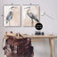 «Beautiful Heron Birds debout aquarelle» par Stellar Design Studio - ensemble de 2 peintures-104440167-104440168