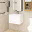 Meuble-lavabo simple avec plateau Tywania 24,01
