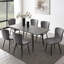 Ensemble de 2 chaises d'appoint rembourrées Grant