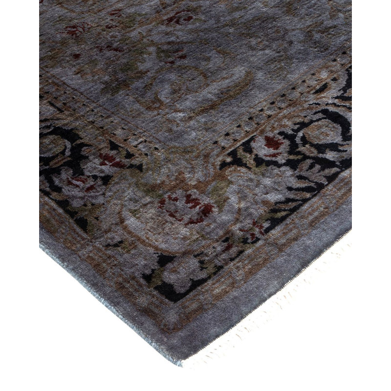 Fine Vibrance One-of-a-Kind 4' 7" X 6' 10" Hand Knotted Area Rug