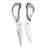Oster Granger 2 Piece 9 Inch Stainless Steel Multi-Purpose Scissors with Magnetic Holder
