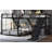 L-Shaped Twin XL Over Queen Bunk Bed With Twin Size Loft Bed, Metal Triple Bunk Bed With Slide And USB Ports