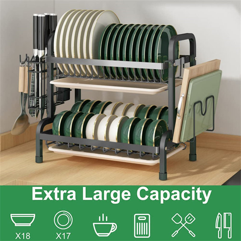 Derrill Two Tier Dish Rack