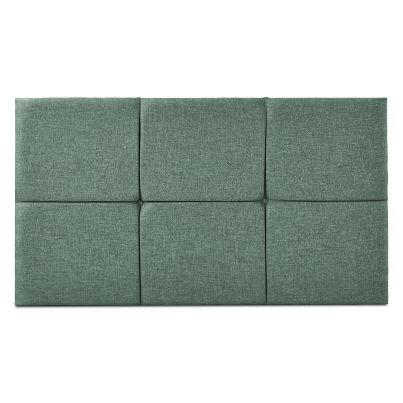 Francios Upholstered Velvet Headboard, Single (3'), Duke Blue