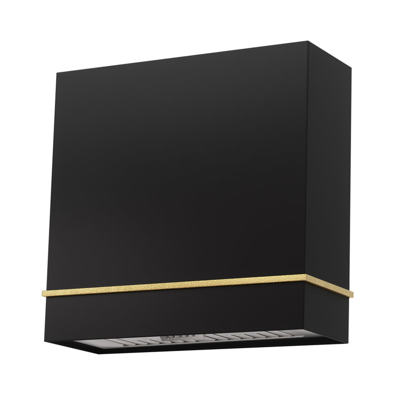 30-Inch Stainless Steel Wall-Mount Range Hood with Charcoal Filter
