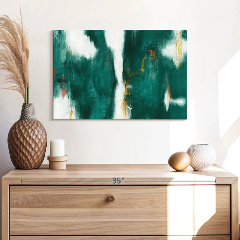 Avery Green Texture, 16" H x 24" W