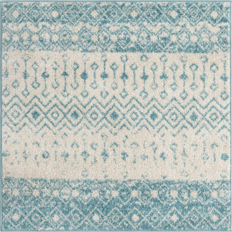 Somerville Geometric Indoor Rug, Square 4'1"
