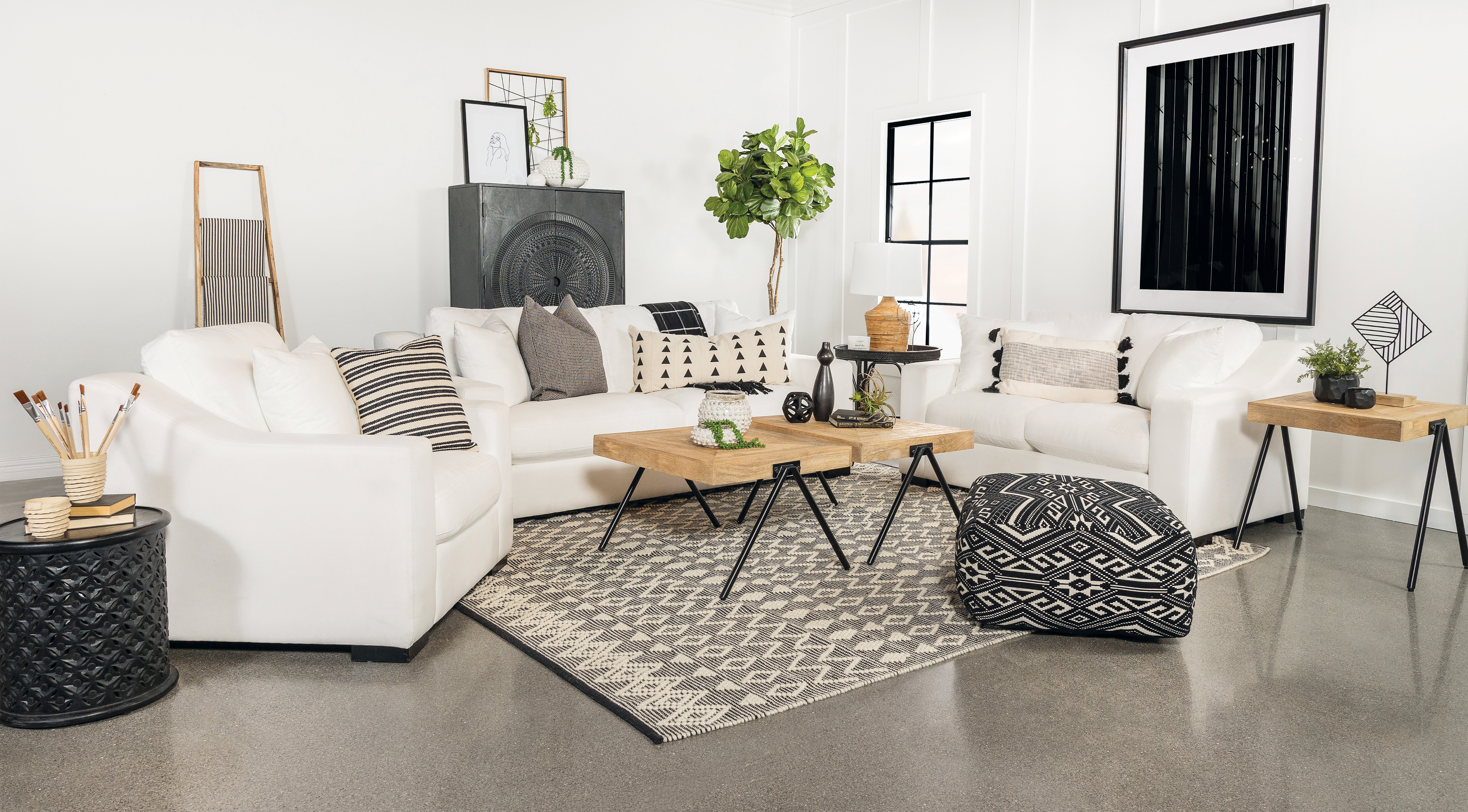 Hokku Designs Belosic Piece Living Room Set Wayfair
